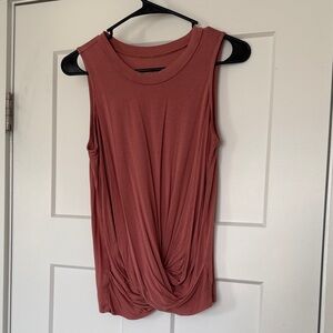 LOFT Women's Twist Front Tank Top - Rose